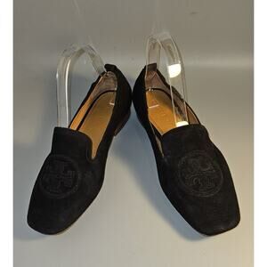Tory Burch Shoes Leigh Black Elastic Loafer Silk Women's Size 7.5 M ELEGANT COA